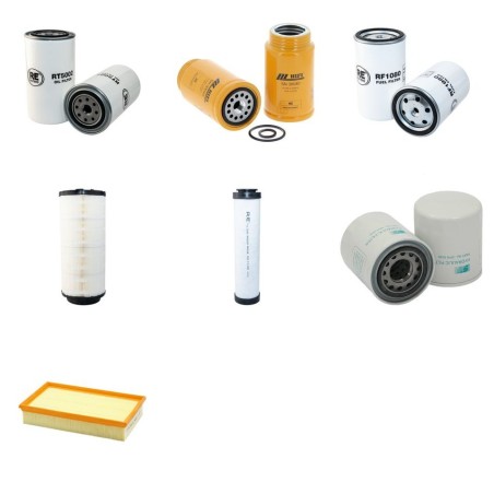 LINDNER UNITRAC 102 Filter Service Kit w/Perkins 1104D-E44T Eng.   YR  2007-