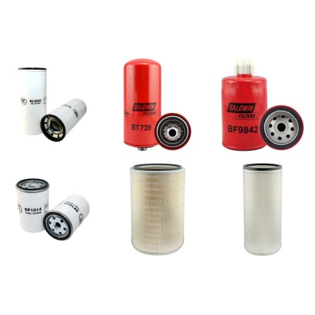 LIUGONG CLG 418 Filter Service Kit w/Cummins 6CTA8.3C Eng.   YR  2007-