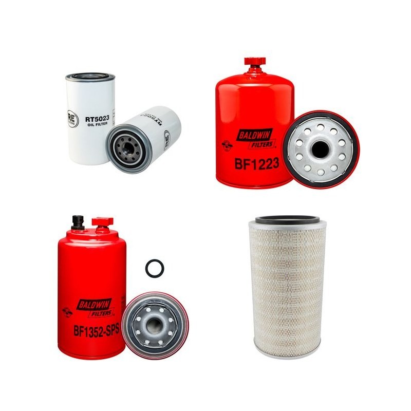 LIUGONG CLG 835 II Filter Service Kit w/Cummins QSB5.9C-130 Eng.