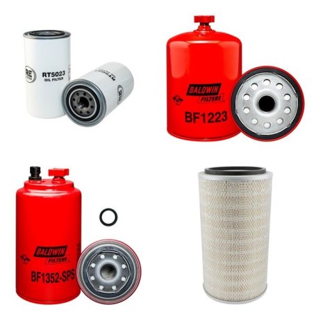 LIUGONG CLG 835 II Filter Service Kit w/Cummins QSB5.9C-130 Eng.
