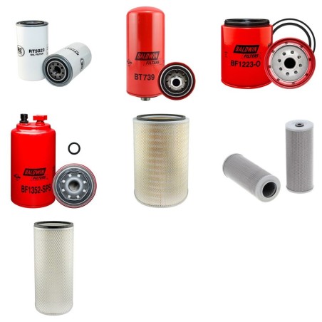 LIUGONG CLG 842 II Filter Service Kit w/Cummins QSB5.9-C173 Eng.