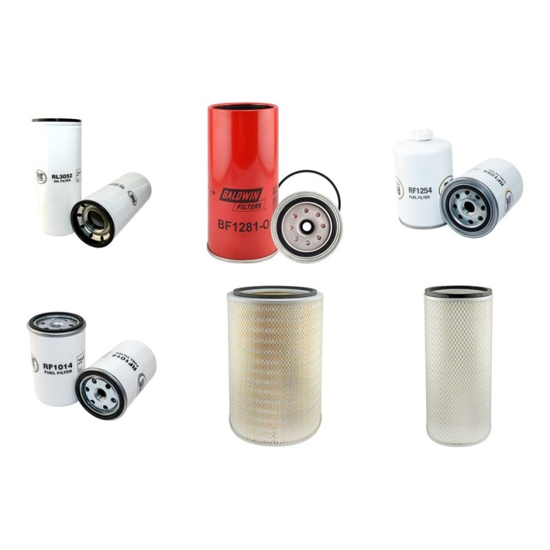 LIUGONG CLG 856 Filter Service Kit w/Cummins 6CTA8.3C Eng.   YR  2007-