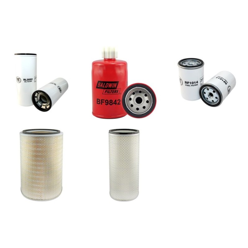 LIUGONG CLG 862 Filter Service Kit w/Cummins 6CTA8.3C Eng.   YR  2007-