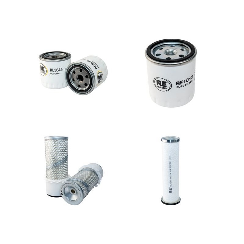 BCS 500 VAILIANT AR/RS Filter Service Kit Air Oil Fuel Filters w/Lombardini LDW2204CHD Eng.   YR  03.02-