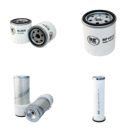 BCS 500 VAILIANT AR/RS Filter Service Kit Air Oil Fuel Filters w/Lombardini LDW2204CHD Eng.   YR  03.02-