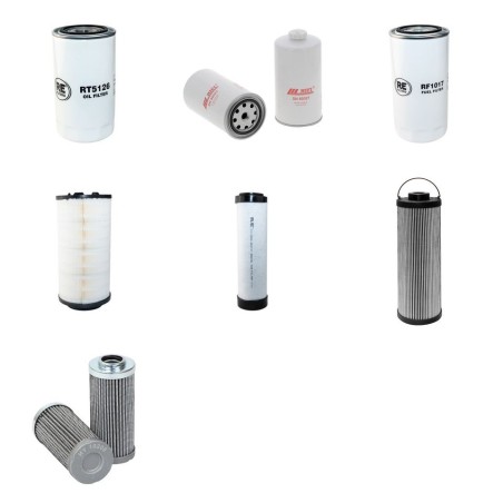 LKT 82 Filter Service Kit w/IVECO F4GE9484D Eng.   YR  2012