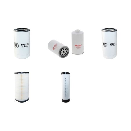 LKT 82 Filter Service Kit Air Oil Fuel Filters w/IVECO F4GE9484D Eng.   YR  2012