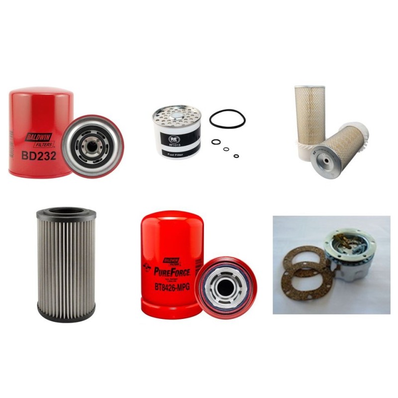 LOCATELLI GRILL 827 Filter Service Kit w/IVECO 8061SI25 Eng.   YR  1989-