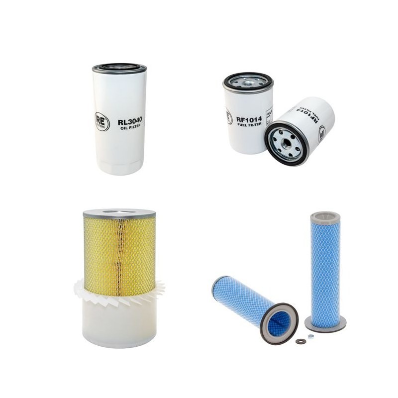 LOISEAU 344/2 Filter Service Kit Air Oil Fuel Filters w/Deutz BF6 Eng.