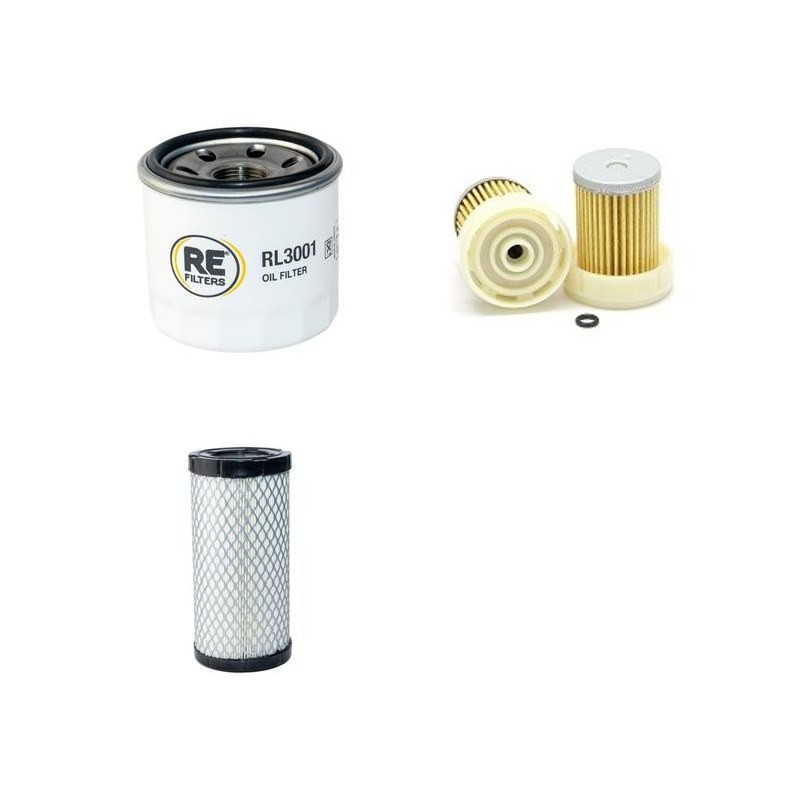 LS J 21 Filter Service Kit Air Oil Fuel Filters w/MITSUBISHI S3L Eng.