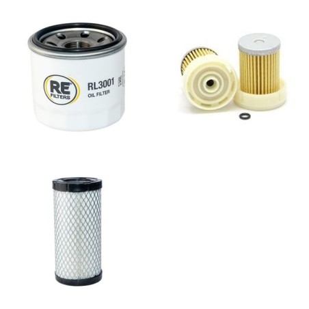 LS J 27/HST Filter Service Kit Air Oil Fuel Filters w/MITSUBISHI S3L/S3L2 Eng.