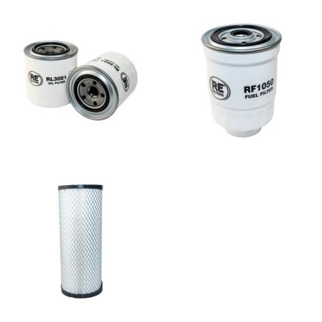 LS RIO 60 Filter Service Kit Air Oil Fuel Filters w/MITSUBISHI S4LT Eng.