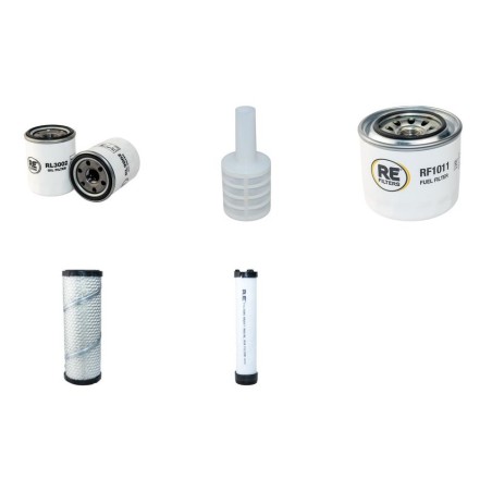 MAC CONNEL ROBOCUT Filter Service Kit Air Oil Fuel Filters w/Isuzu 3CE1 Eng.