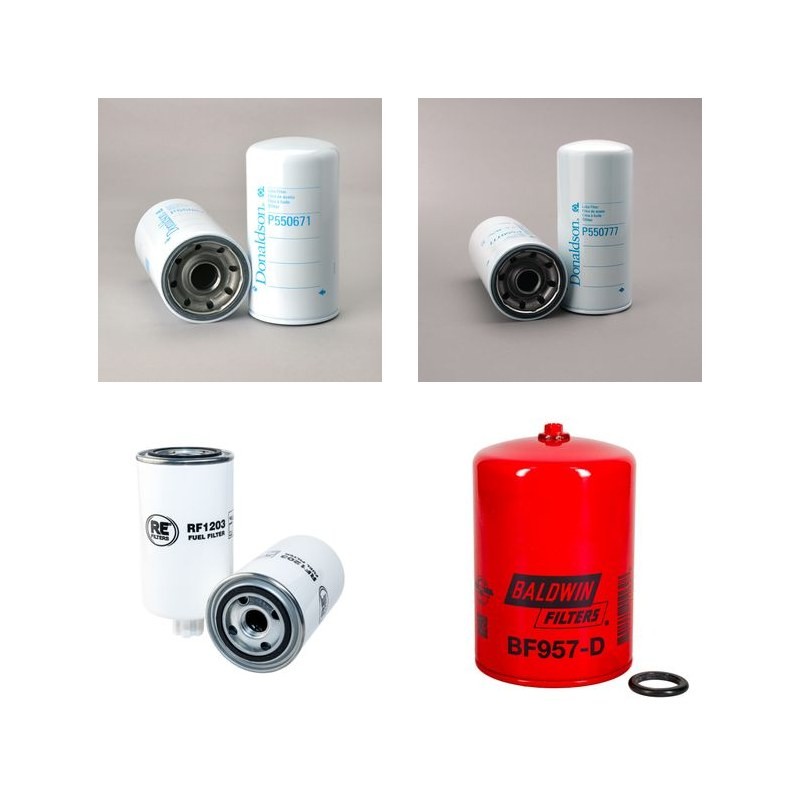 BELAZ 7555 B Filter Service Kit w/CUMMINS KTA19 Eng.