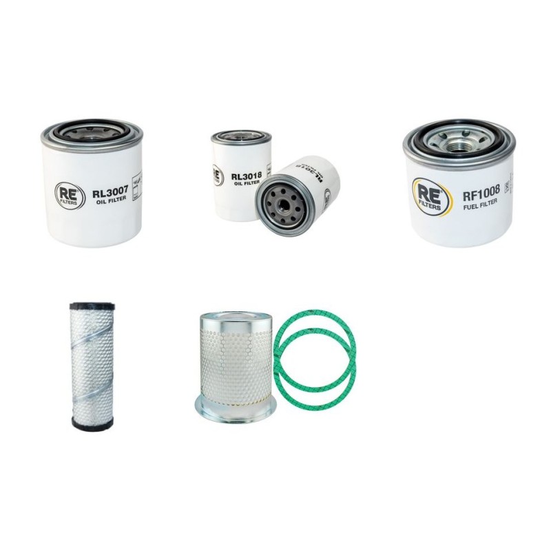 MACO-MEUDON MS 21 Compressor Filter Service Kit w/ Kubota D1105 Eng.
