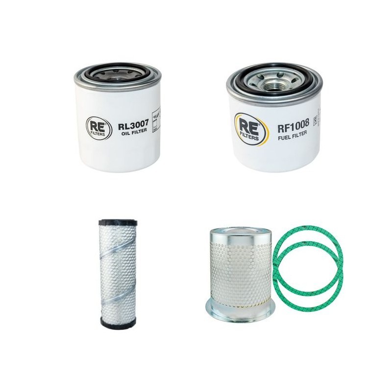MACO-MEUDON MS 25 Compressor Filter Service Kit w/ Kubota D1105 Eng.