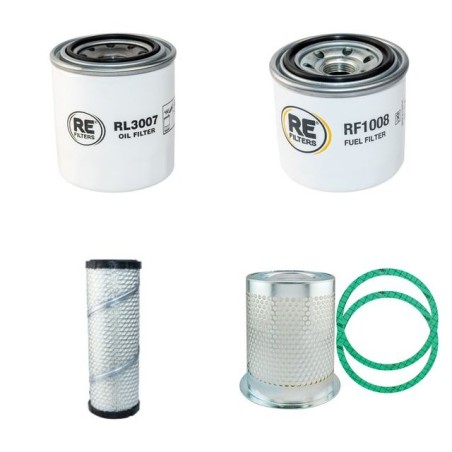MACO-MEUDON MS 25 Compressor Filter Service Kit w/ Kubota D1105 Eng.
