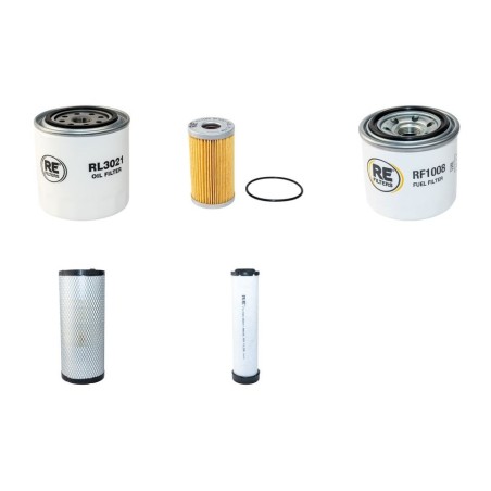 MACO-MEUDON MS 65 Compressor Filter Service Kit w/ Kubota V2203 Eng.