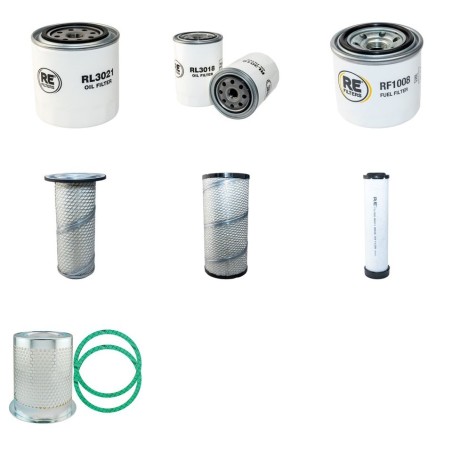 MACO-MEUDON VH 7 M Compressor Filter Service Kit w/ Kubota D1703 Eng.