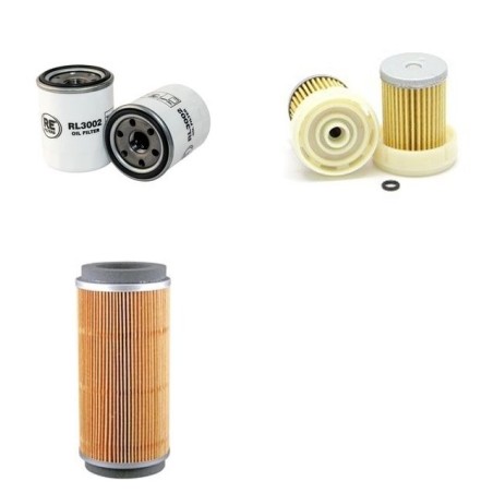 MAHINDRA 2415 HST Filter Service Kit w/Mitsubishi Eng. Air, Oil, Fuel Filters