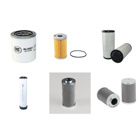 MANITOU 160 ATJ/ATJS-EURO 3 Filter Service Kit w/Kubota V1505-ET04 Eng.   YR  2012