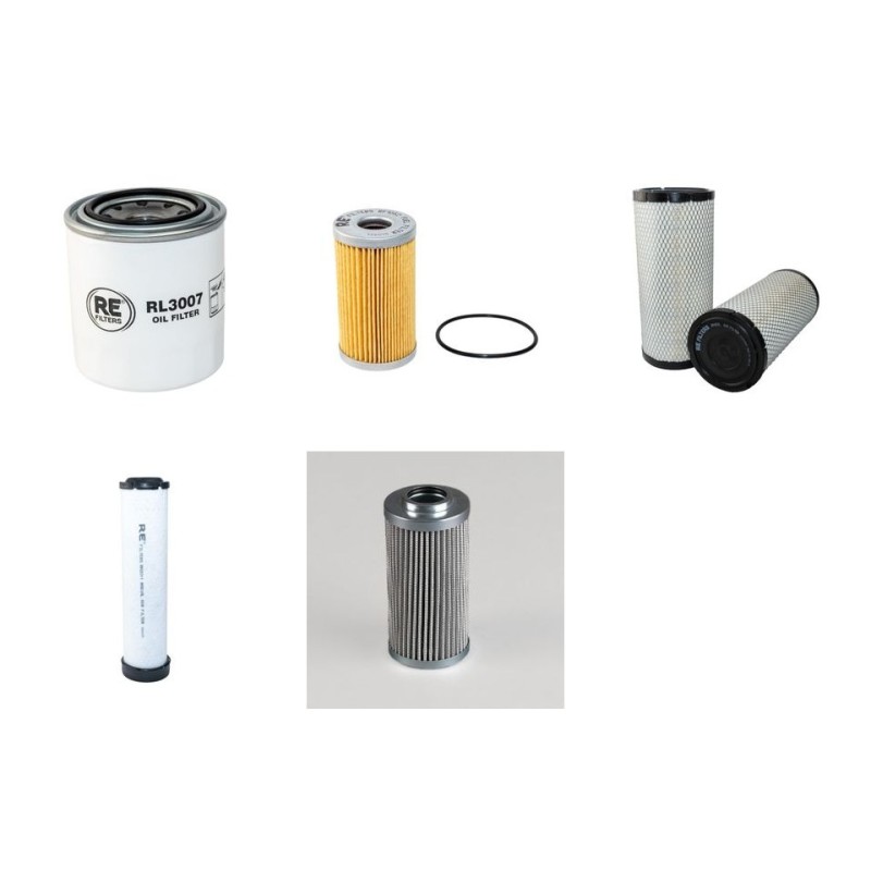 MANITOU 160 ATJ/ATJS-EURO 3 Filter Service Kit w/Kubota V1505-ET04 Eng.   YR  2013-
