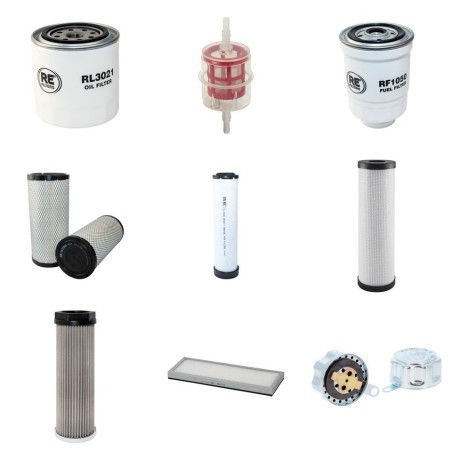 MANITOU MLT 523 T EVOLUTION Filter Service Kit w/Kubota V3307DIT Eng.   YR  2013