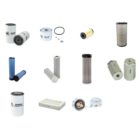 MANITOU MLT 634 LSU TURBO SERIE D-E3 Filter Service Kit w/Perkins 1104D Eng.   YR  2014-