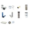 MANITOU MLT 634-120 LSU SERIE B-E2 Filter Service Kit w/Perkins 1104C44 Eng.   YR  2004-