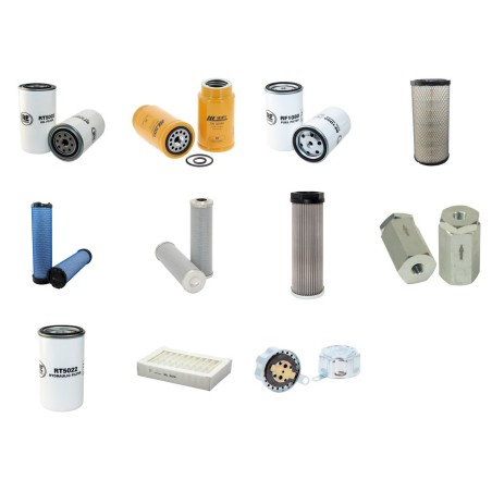 MANITOU MLT 741-120 LSU POWERSHIFT Filter Service Kit w/Perkins 1104D Eng.   YR  2011-