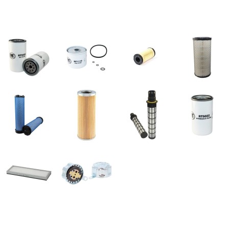 MANITOU MT 1235 S TURBO SERIE 4-E3 Filter Service Kit w/Perkins 1104D-44TA Eng.   YR  2010-