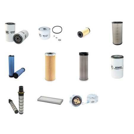 MANITOU MT 1740 SL TURBO SERIE 3-E2 Filter Service Kit w/Perkins 1104C-44T Eng.   YR  2003-