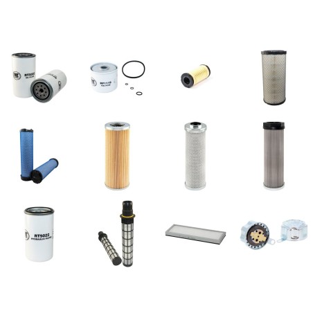 MANITOU MT 1740 SL TURBO ULTRA SERIE3-E2 Filter Service Kit w/Perkins 1004C-44T Eng.   YR  2003-