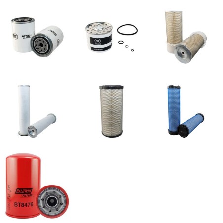 MANITOU MVT 665 TURBO Filter Service Kit w/Perkins Eng.