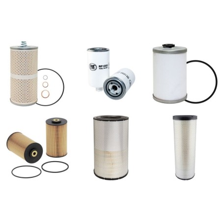 MARAIS SMC 200 Filter Service Kit Air Oil Fuel Filters w/MERCEDES OM444A Eng.