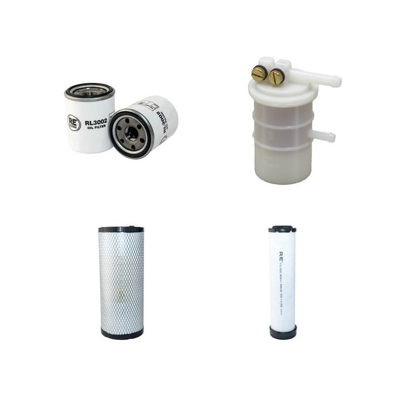 MASSEY FERGUSON 2410 Filter Service Kit Air Oil Fuel Filters w/Mitsubishi SL4YIT62ST Eng.   YR  2004-