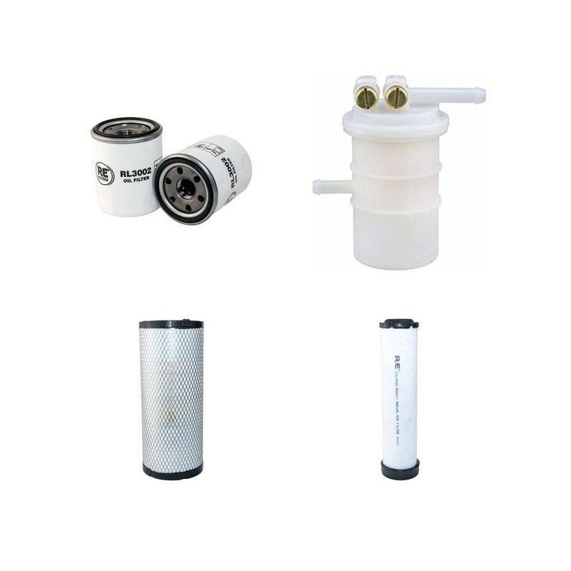 MASSEY FERGUSON 2415 Filter Service Kit Air Oil Fuel Filters w/Mitsubishi SL4YIT62ST Eng.   YR  2008-