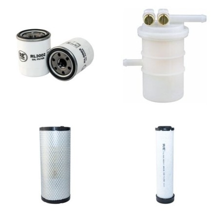 MASSEY FERGUSON 2415 Filter Service Kit Air Oil Fuel Filters w/Mitsubishi SL4YIT62ST Eng.   YR  2008-