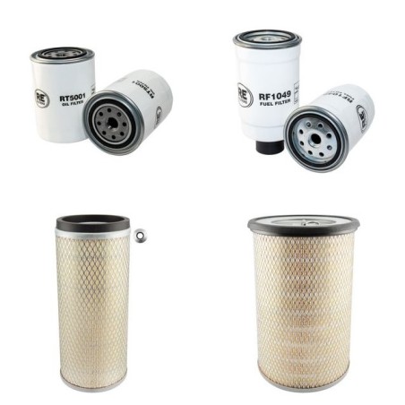 MASSEY FERGUSON 3545 Filter Service Kit Air Oil Fuel Filters w/Perkins  Eng.
