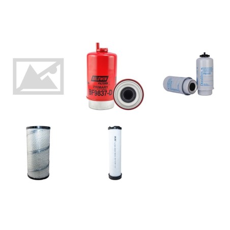 MASSEY FERGUSON 3625 Filter Service Kit Air Oil Fuel Filters w/SISU 33DT Eng.   YR  2006- 68 CH