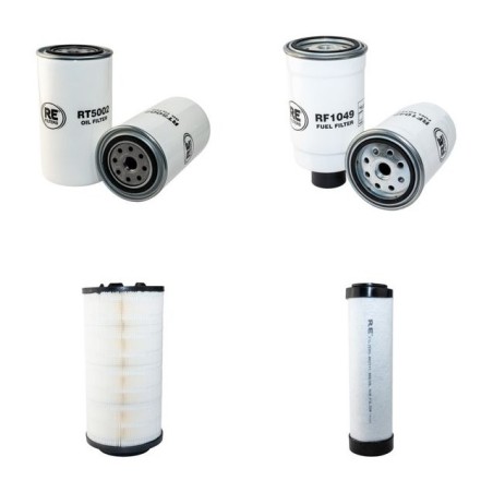 MASSEY FERGUSON 4260 Filter Service Kit Air Oil Fuel Filters w/Perkins 1006.6HR4 Eng.     100 CH
