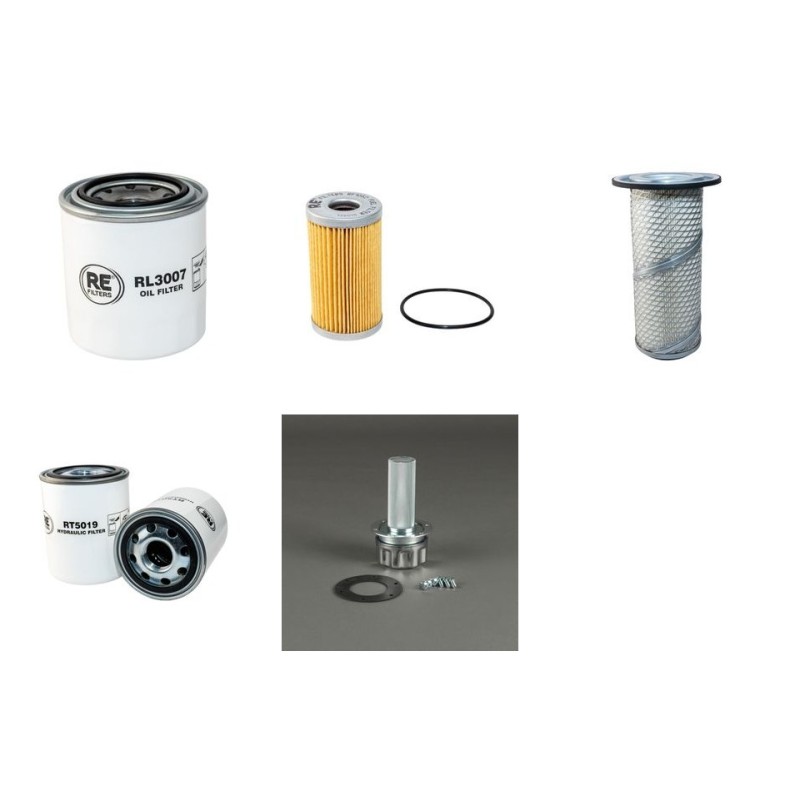 MASSEY FERGUSON 5045 Filter Service Kit w/Kubota V1505 Eng.