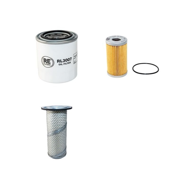 MASSEY FERGUSON 5045 Filter Service Kit Air Oil Fuel Filters w/Kubota V1505 Eng.