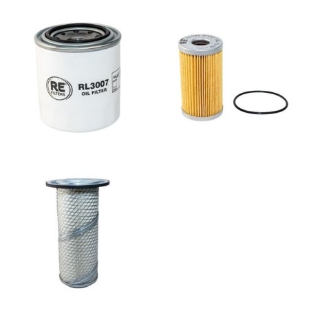MASSEY FERGUSON 5045 Filter Service Kit Air Oil Fuel Filters w/Kubota V1505 Eng.