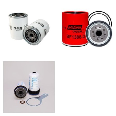 MASSEY FERGUSON 5608 Filter Service Kit Air Oil Fuel Filters w/AGCO  Eng.   YR  2011-  TIER III