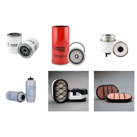 MASSEY FERGUSON 6485 Filter Service Kit Air Oil Fuel Filters w/SISU 66CTA-4V Eng.   YR  2011-