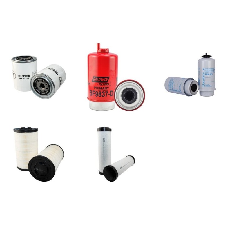MASSEY FERGUSON 6499 Filter Service Kit Air Oil Fuel Filters w/SISU  Eng.   YR  2004-  TIER II