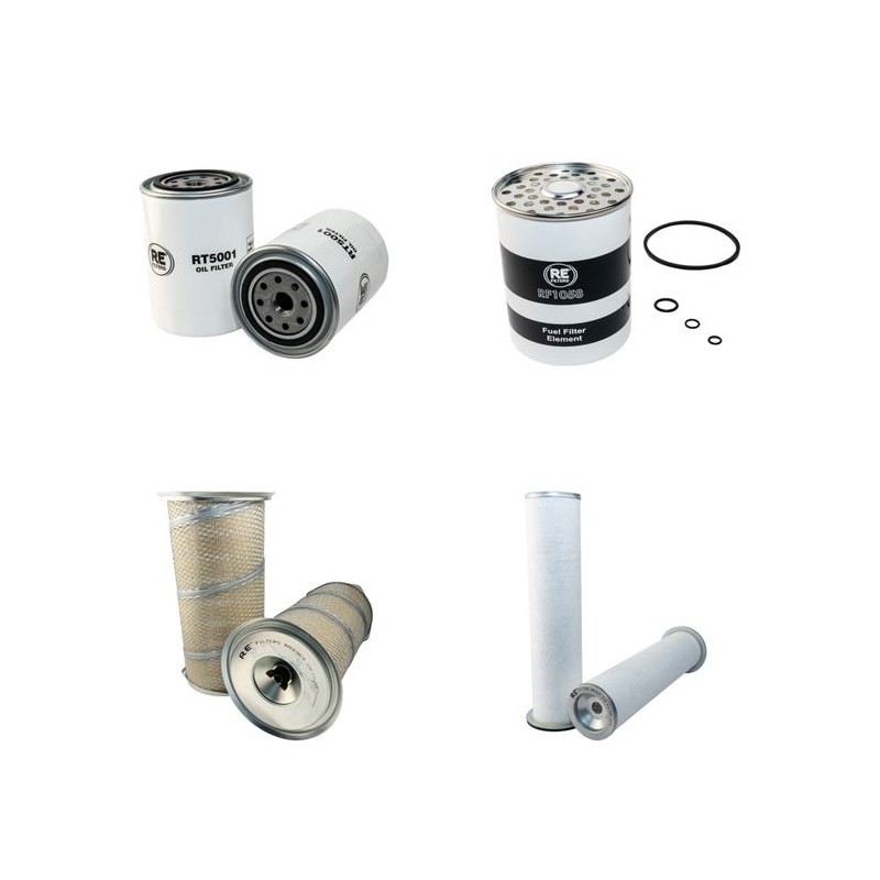 MASSEY FERGUSON 698 T Filter Service Kit Air Oil Fuel Filters w/Perkins  Eng.