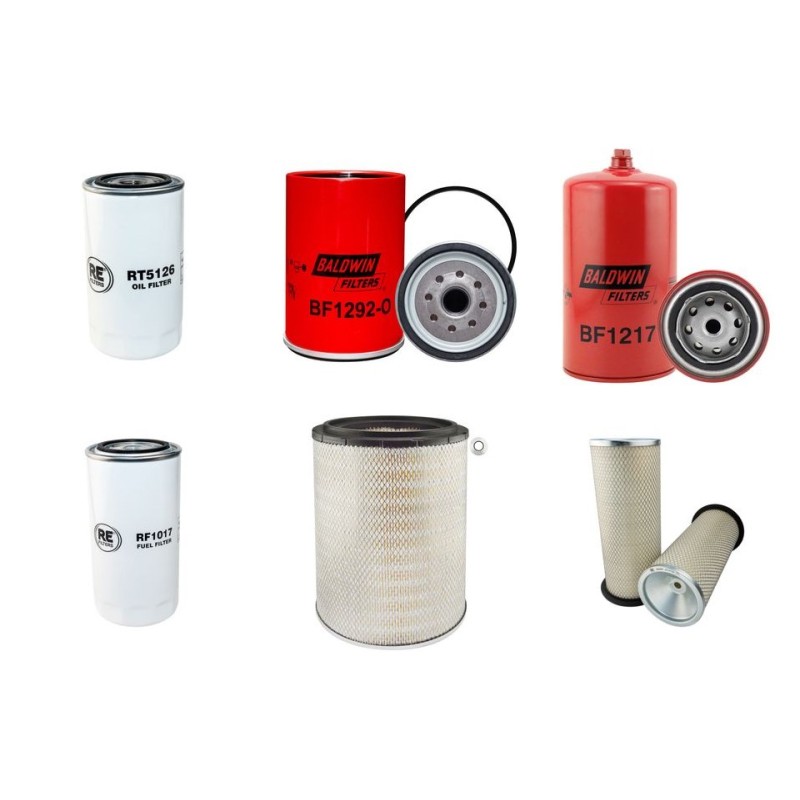 MASSEY FERGUSON 7246 ACTIVA Filter Service Kit w/CNH NEF Eng.