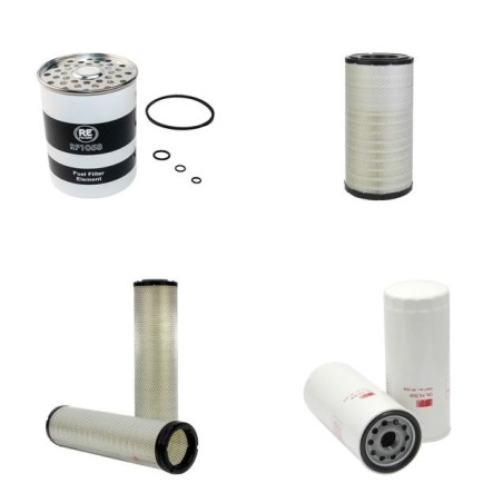 MASSEY FERGUSON 7272 Filter Service Kit Air Oil Fuel Filters w/SISU 6CYL Eng.     288 CH